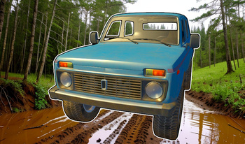 Simulateur de rallye: Tout-terrain Russe