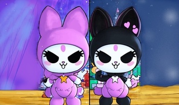 Where's the difference, Kuromi?