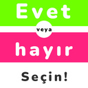 Evet veya hayır Seçin!