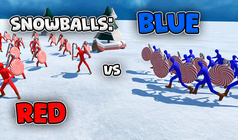 Snowballs: Blue vs Red