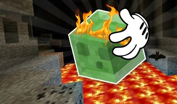 Throw all the items into the lava in Mine!