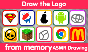 Draw the Logo from Memory ASMR Drawing