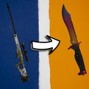 From a shirp to a knife: CS GO