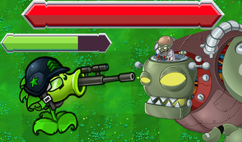 Destroy the zombies: PVZ!