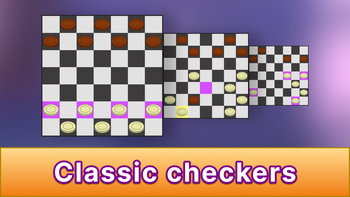 Girls and checkers