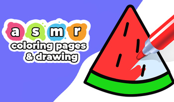 ASMR Coloring Pages & Drawing