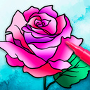 Flowers Coloring Book