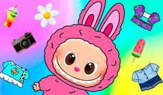 Labubu Los Monstruos: Juego de vestir