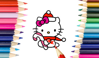 Рисовайка: Раскраски с Hello Kitty и друзьями