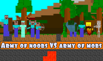 Noob army VS mob army