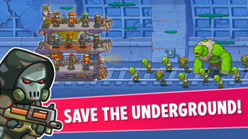 Tower Train: Zombie Defense 2D