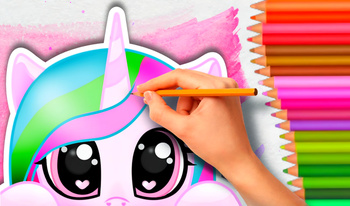 Dibuja un pony: Libro para colorear ASMR