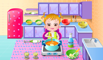 Baby Hazel Kitchen Time