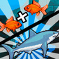 Gra Fish Clicker: Get to the shark!