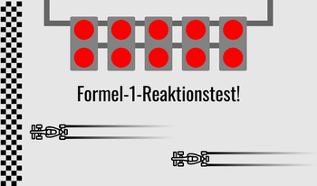 Formel-1-Reaktionstest!