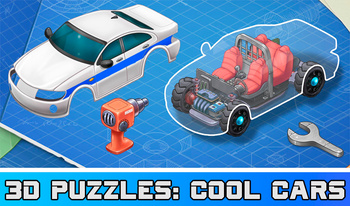 3D Puzzles: Cool Cars