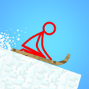 Stickman төбеден төмен сырғанайды