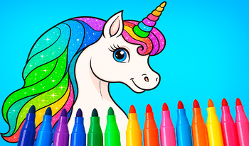 Coloring in the World of Unicorns