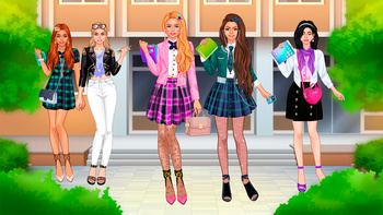 High School BFF Dress Up