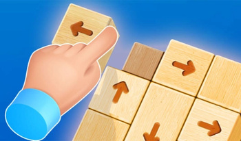 Tap Wood Cubes Away 3D