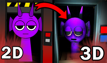 Five Nights At Sprunki's 3d mod