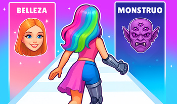 ¿Belleza o monstruo? ¡Construye una princesa!