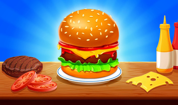 Burger Cafe - Cooking Games For Kids