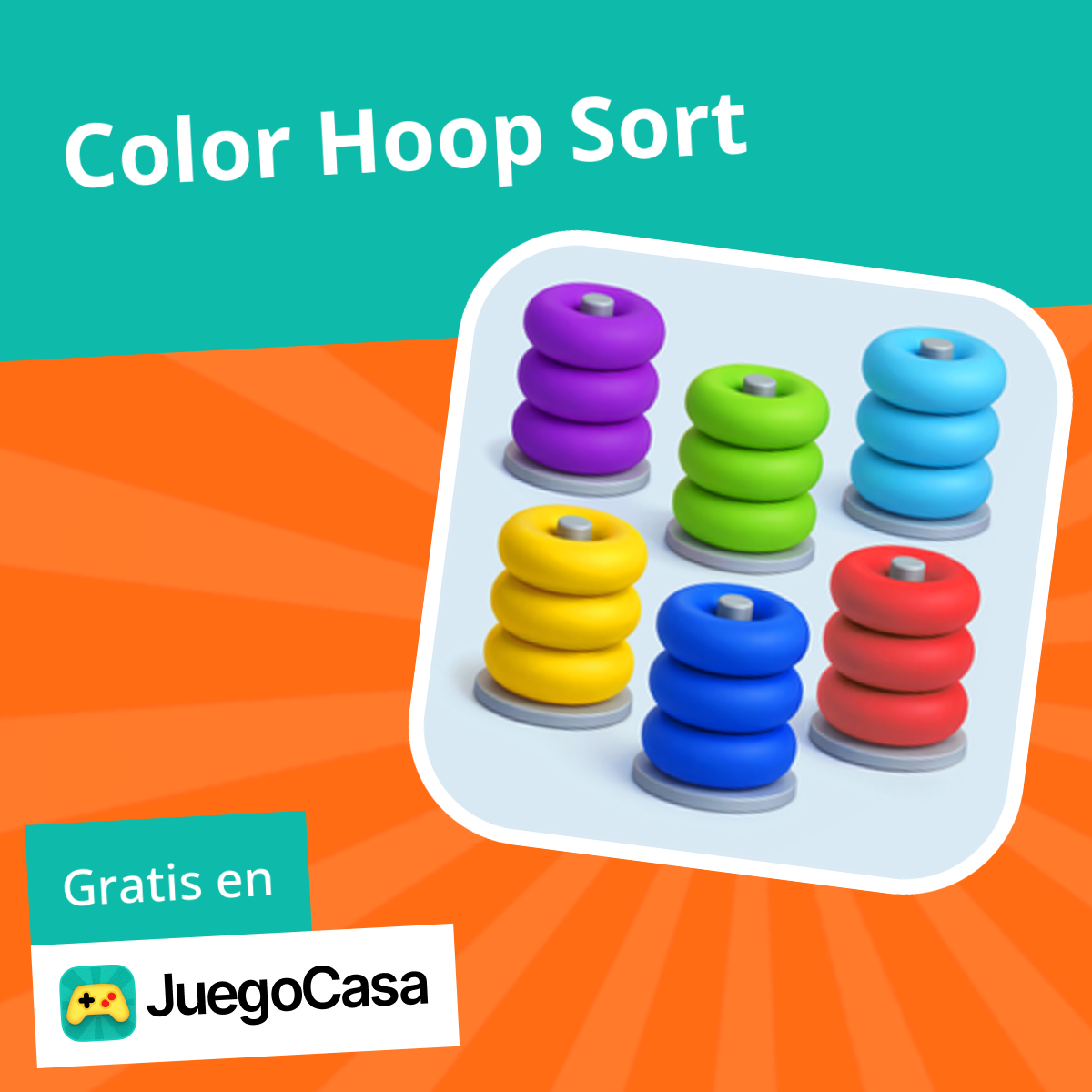 Color Hoop Sort (de Fabrica) - Juega Online Gratis | JuegoCasa