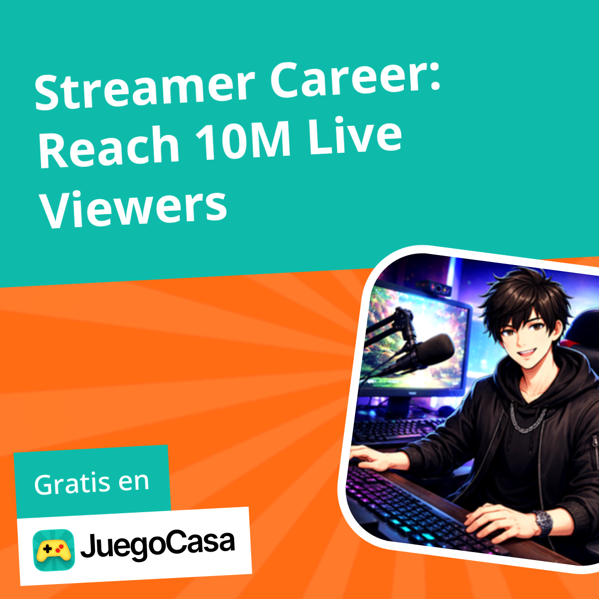 Streamer Career: Reach 10M Live Viewers - Juega gratis online | JuegoCasa